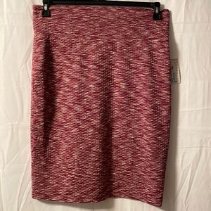 2XL BURGANDY WITH CREAM CASSIE SKIRT